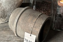 Vergrijsd houten potje Trapa Living